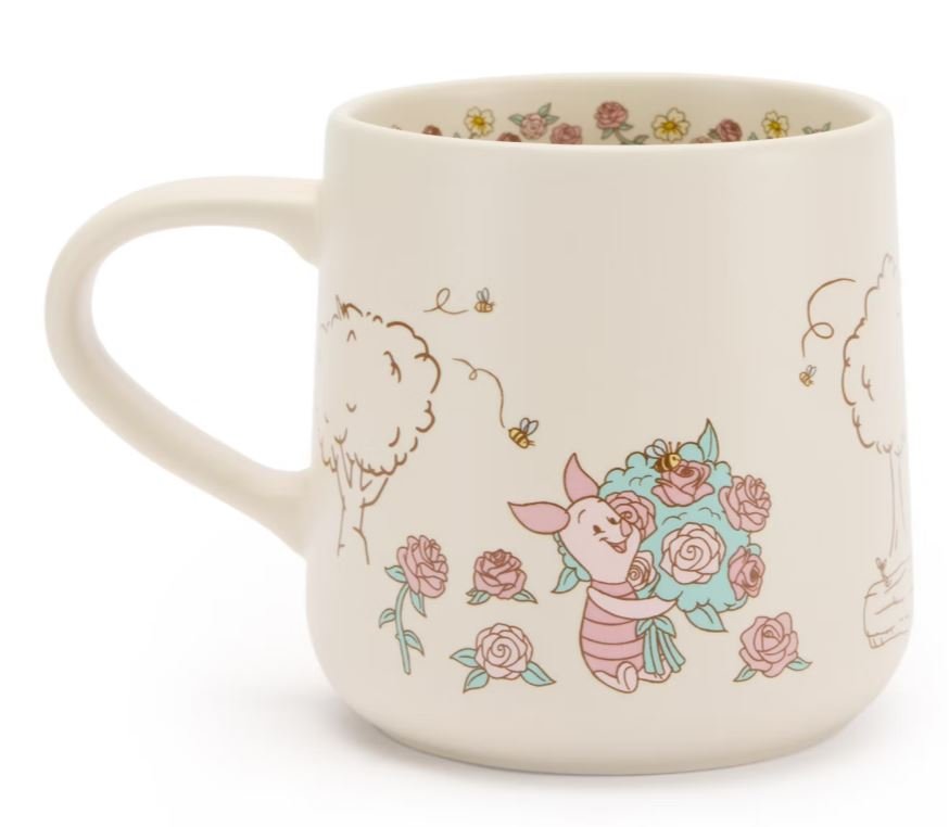 Taza floral Winnie The Pooh y sus amigos